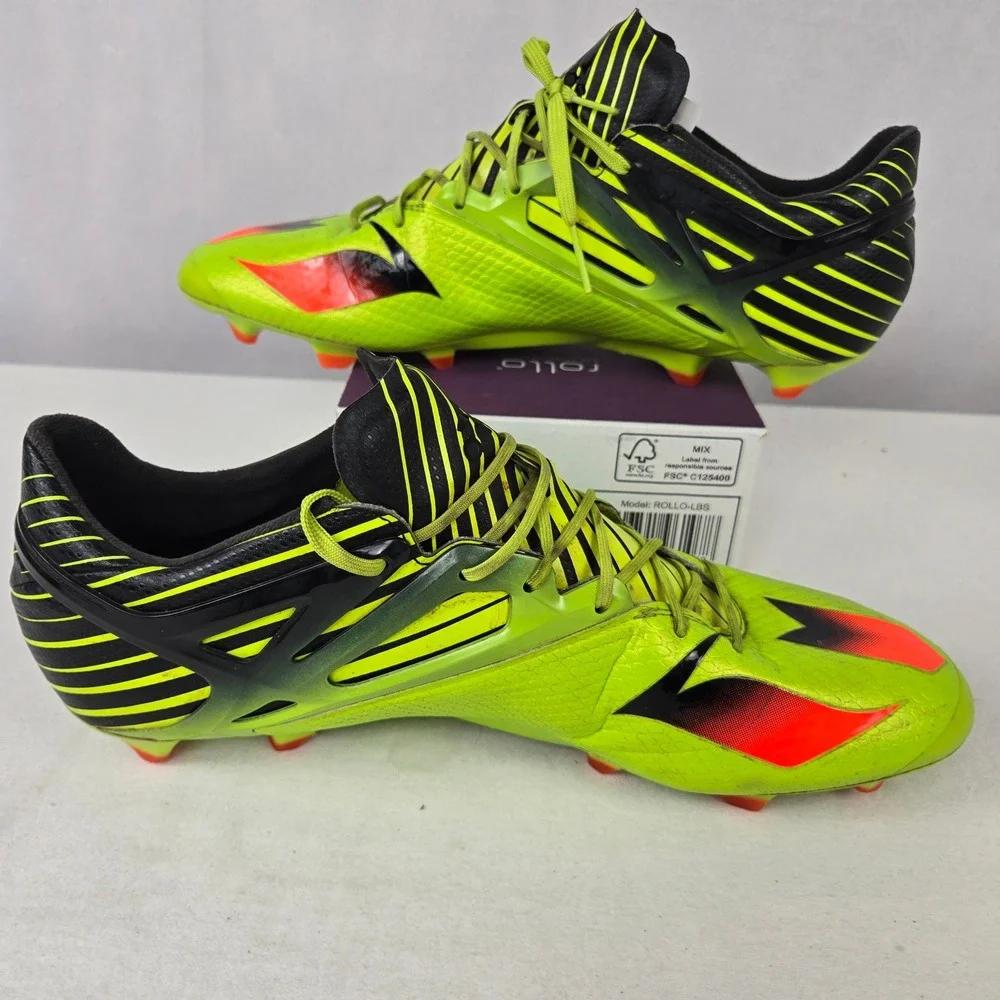Adidas Messi 15.1 FG AG Soccer Cleats Solar Slime Green S74679 Mens 11.5 GOAT